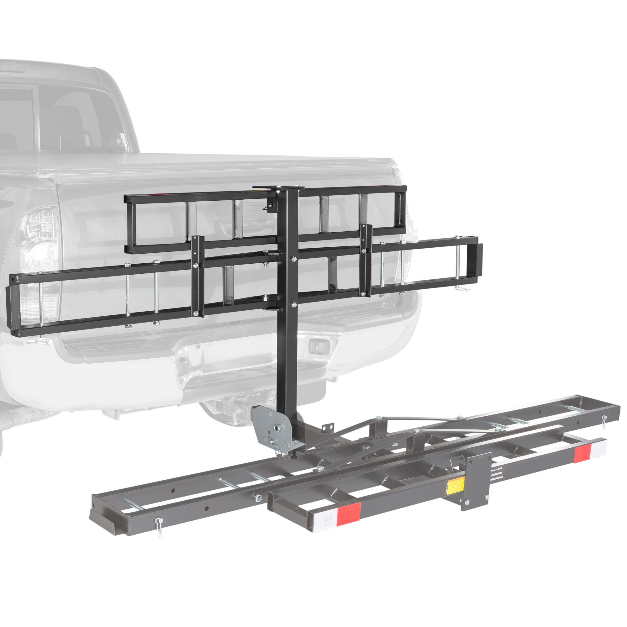 Black Widow, Steel Folding Motorcycle Carrier, Capacity 500 lb, Receiver Size 2 in, Material Steel, Model# MCC-500-F